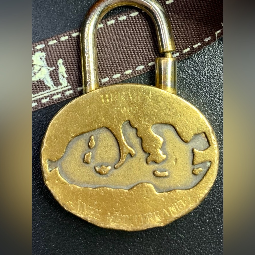 Hermes Bag Charm/Pendant Cadenas Mediterranean Vintage 2003